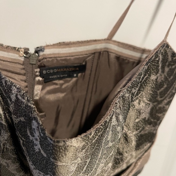 BCBG Strapless Mini Dress with Pockets - Picture 4 of 6